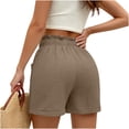 thumbnail image 6 of ByworldtasicNo Boundaries Summer Casual Shorts with Pockets High Waisted Wide Leg Drawstring Beach Vacation Trendy Shorts, 6 of 6