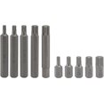 TRAHOO10078A XZN Triple Square Spline Bit Socket Set 11 Piece Long