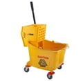 thumbnail image 1 of Winco MPB-36 Seau à Vadrouille 36 qt Combo - Essoreuse à Pression Latérale, Jaune, 1 of 1