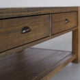 thumbnail image 2 of Grain Wood Furniture Montauk Coffee Table, Solid Wood with a Rustic Walnut Finish, 2 of 8