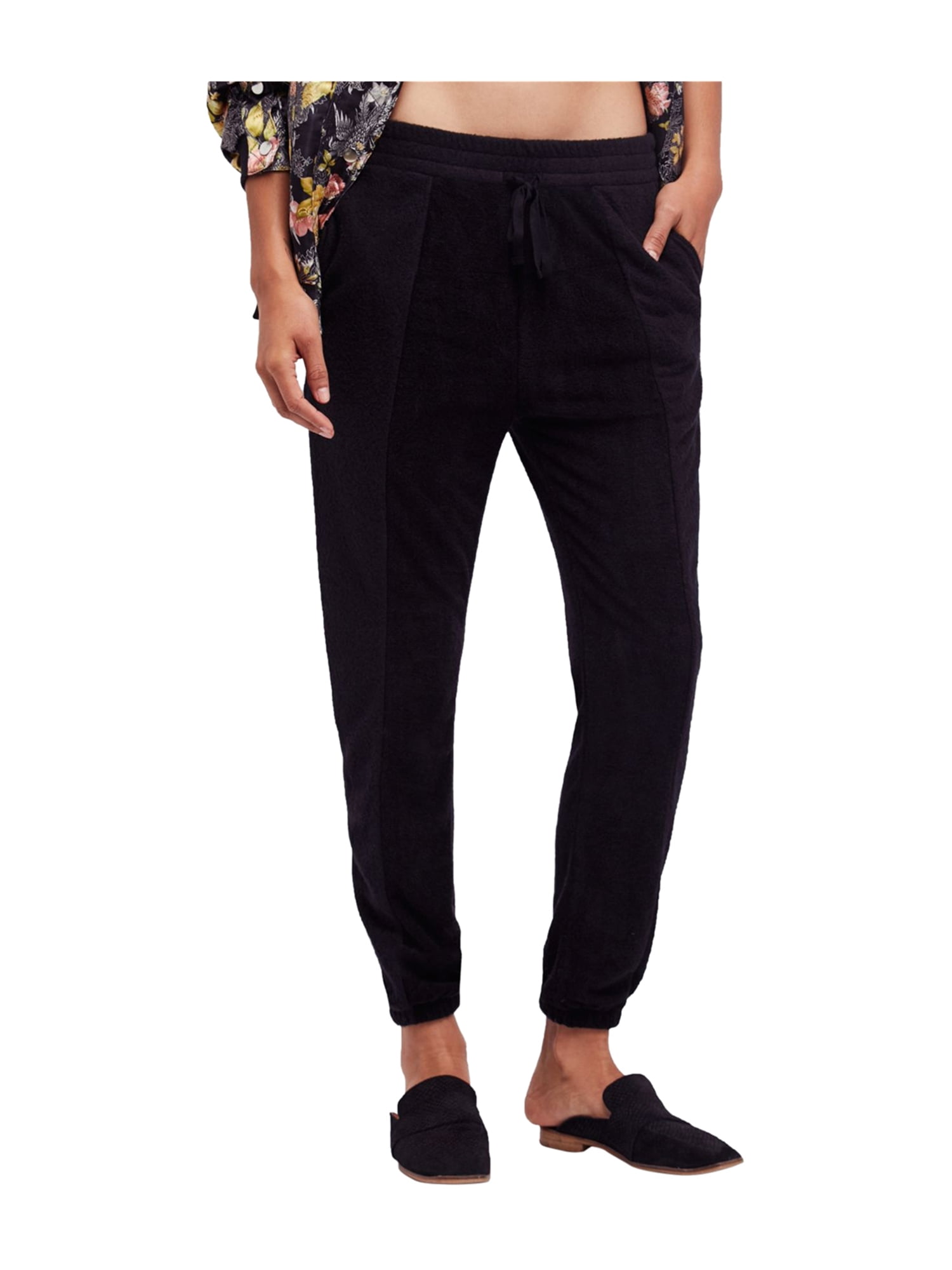 Free People FREE PEOPLE Womens Black Lounge Pants Size XS