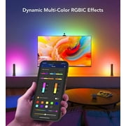 Govee T1 Pro RGBICWW TV Light Kit With Camera,1080p Color sense Camera, LED TV backlights, and 2 LED RGB light bars, Individual Control of LED Groups,Voice And APP Control,Home Theatre,55-65 Inch TVs