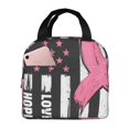 thumbnail image 1 of Easygdp Ribbon Breast Cancer Awareness Bolsa Térmica Premium - Tela Oxford Impermeable, Gran Capacidad, Bolsillo Frontal, Unisex para Trabajo, Escuela, Actividades al Aire Libre y Picnics, 1 of 8
