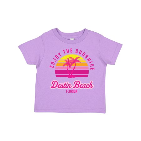 

Inktastic Summer Enjoy the Sunshine Destin Beach Florida in Pink Boys or Girls Toddler T-Shirt