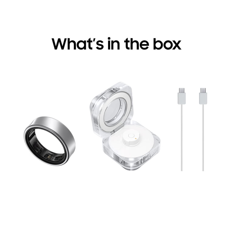 Samsung Galaxy Ring, AI Smart Ring, Size 12, Titanium Silver (Size 