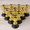 thumbnail image 2 of Set de 20 trofeos pequeños de plástico para niños, mini copas de premio, trofeos multifuncionales para motivar a los niños en la escuela, el hogar y eventos., 2 of 8