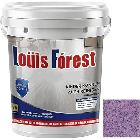 Epoxy Colored Sand Self Leveling Floor Paint,Louis Forest Epoxy Floor Paint,0.5/1KG High Gloss Marble Effect Garage Self-Leveling Coating