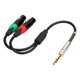 thumbnail image 3 of Varón Al Cable De Conexión Audio Femenino De La Firma 6,35, Cable De Audio Femenino Dual De XLR Para El Amplificador De Potencia, 3 of 7
