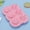 A004- Pink, variant on Silicone Ice Cube Tray Molds with Rose & Pyramid Shapes, BPA-Free Flexible Ice Maker for Whiskey,Cocktails,Beverages,Reusable Easy-Release Ice Molds for Home,Bar,Party - White