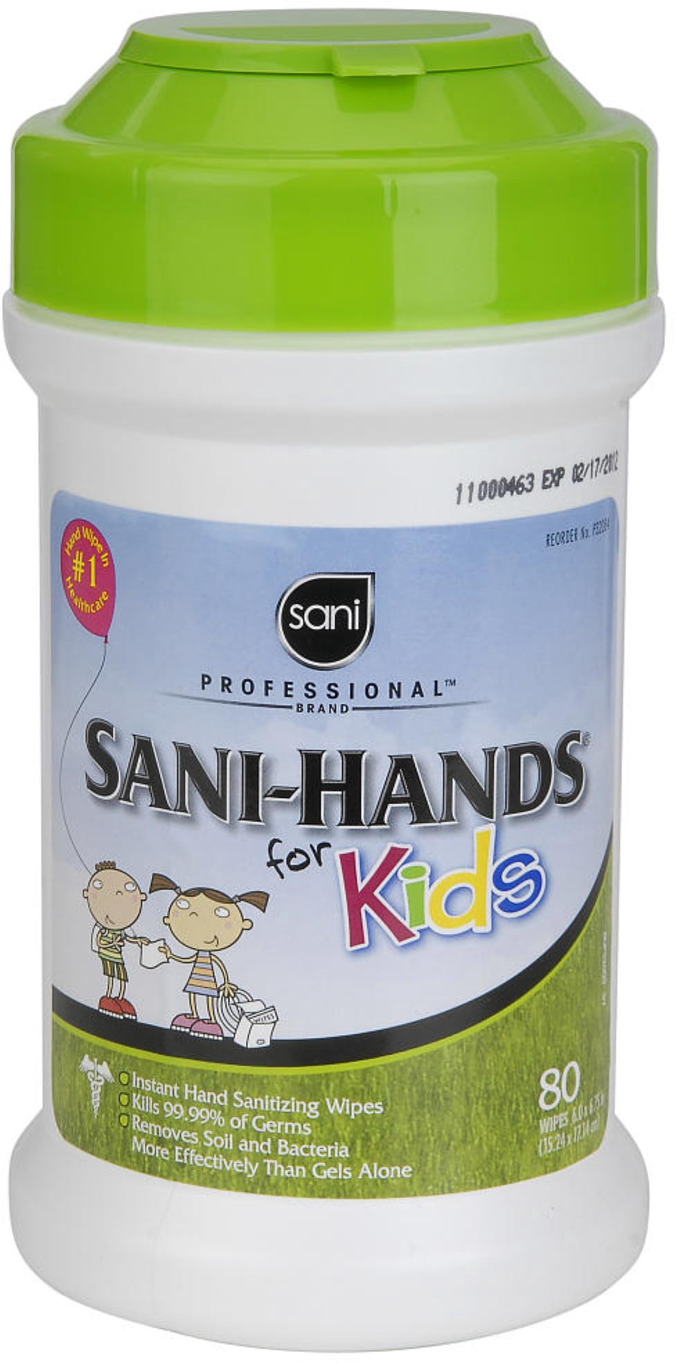 Sani Hands Wipes For Kids 80 Ea Walmart Com