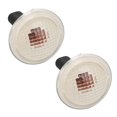 thumbnail image 1 of Clear LED Side Marker Lights, XGB500020 1 Pair Side Marker Turn  Easy Install  For Range Rover L322 2002-2012, 1 of 8