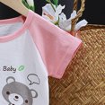 thumbnail image 7 of CAICJ98 Toddler Baby Boy Girl Graphic T-Shirt 6 12 18 24 Months 2T 3T 4T 5T Short Sleeve Crew Neck Loose Cute Tee Tops Summer Clothes (Pink,6-8 Months), 7 of 7