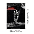 thumbnail image 3 of Calendar Gothic Art Wall Calendar Creative Calendar Office Decoration, 3 of 8