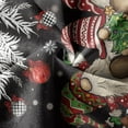 thumbnail image 6 of Christmas Tree Skirt 36 Inches, Gnomes with Holly Berry Pencil Tree Skirt, Winter Xmas Tree Mat Decorations for Home Party Holiday Decorations, 6 of 6