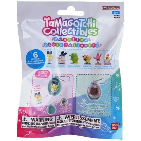 Tamagotchi Poop Time Mystery Pack, Collectible Blind Bag Mini Figure with Case, Bandai Namco