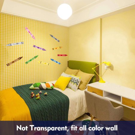 Fancy Land Crayon Wall Decals 10 Color Sticker For School Classroom Art Room Decoration Walmart Canada