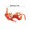 thumbnail image 2 of Wizlet Long Arm Hanging Monkey Stuffed Animal Monkey Plush Toy Decoration Gifts for Kids Yellow, 2 of 5