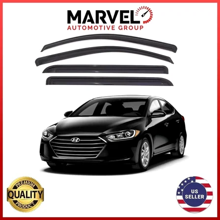 For Hyundai Elantra 2017-2020 Window Vent Visor Rain Guard Deflector