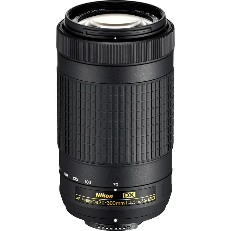 Restored Nikon D3400 24.2MP DSLR Camera with 18-55mm VR and 70-300mm Dual  Lens Black (Refurbished)