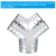 thumbnail image 4 of Conector en Y de divisor de conducto de 3 pulgadas Uxcell, adaptador de manguera de ventilación de aire, tubo de escape de 6 pulgadas, 4 of 5