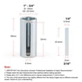 thumbnail image 2 of 3/4" to 1" w/Step Key & Gas Engine Pulley Crank Shaft Sleeve Adapter Predator, 2 of 5
