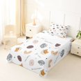 thumbnail image 5 of Homewish Dog Twin Sheets,Luck Good Sweet Day My Cute Puppies Print Bedding,White,3pcs,1 Fitted Sheet and 1 Pillowcase, 5 of 6