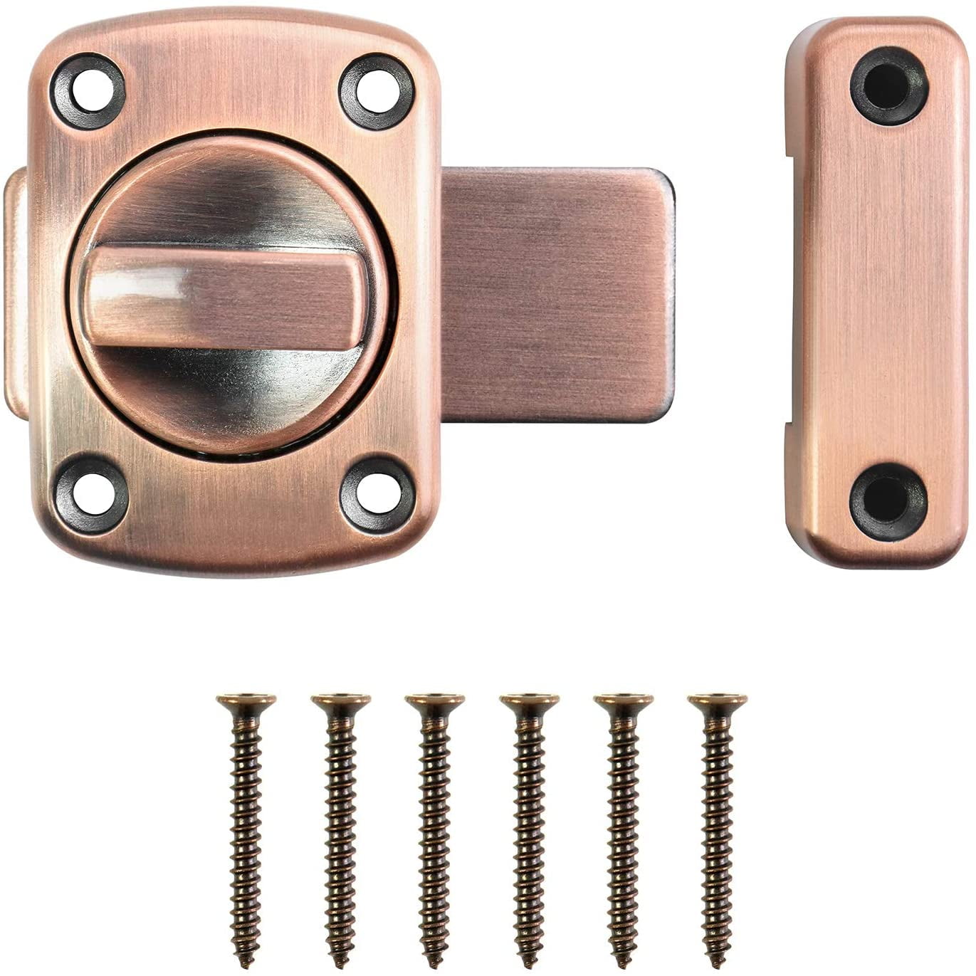 Targette De Porte Coulissante En Acier Inoxydable 304 - Longueur 15 Cm, Trou Pour Cadenas, 4 Clés, Noir - Pour Portail, Garage, Fenêtre, Abri De Jardin - 7