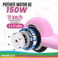 thumbnail image 4 of Monopatin Eléctrico Infantil LEVEL KIDS Rosa, 4 of 4