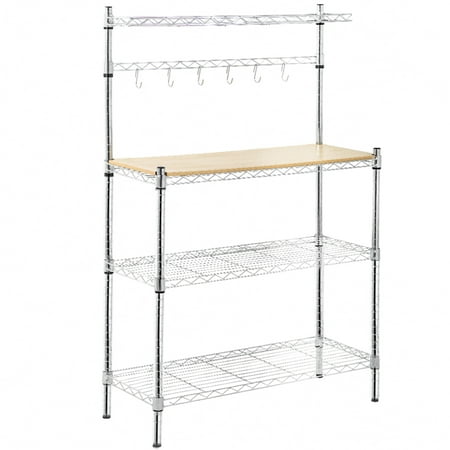 Metal Baker S Rack Organizerstand Shelf Kitchen M Icrowave Cart Metal Baker S Rack Organizerstand Shelf Kitchen M Icrowave Cart Storage Countertop Dorm Microwave Stand