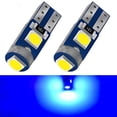 thumbnail image 4 of (Combinación A+A) Instrumento Automóvil T5 1 3030 Indicadora Matrícula LED Bombilla Instrumento No Polar Modificada para Automóvil (azul Disparo 2 en Cuenta Un Par), 4 of 9