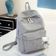 thumbnail image 2 of TAIAOJING Lightweight Backpack for School Casual Shoulder Corduroy Backpack Student Fashion Bag Womens Bag Youth Simple Fashion Shoulder Bag, 2 of 6