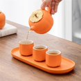 thumbnail image 5 of Persimmon Ceramic Teapots Personalization Gongfu Tea Pot 175ml, 5 of 8