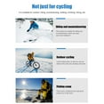 thumbnail image 3 of Ropa de Deporte Gorros de lana de invierno a prueba de viento, deportes cálidos, ciclismo, correr, esquí, gorra (negro), 3 of 4