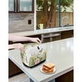 thumbnail image 4 of Fsddascl Pink Spring Floral Small Toaster Cover 2 Slice, Kitchen Appliance Covers, Pastoral Flowers Summer Botanical Toaster Oven Cover with Loop, Bread Machine Cover Polyester Dust Cover Protection, 4 of 5