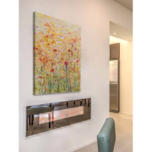 "Daisy Chain 10" Painting Print on Wrapped Canvas