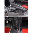 thumbnail image 3 of TINKI Carbon Fiber Center Console Panel Trim Sticker Compatible with Chevrolet Corvette C8 2020-2023, Console Storage Box Panel Cover Sticker Accessories, 2PCS, 3 of 12
