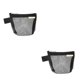 thumbnail image 4 of Bewildely Bolsa de almacenamiento de malla de nailon transparente, Clips de papel, abrazaderas, organizador, hogar, oficina, cierre de cremallera Type2 NO2, 4 of 6