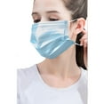 thumbnail image 6 of 2,000pcs Disposable Face Masks- 3 Ply Breathable Mask For Adults (40 Packs of 50), 6 of 7