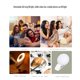 thumbnail image 5 of Anillo de luz LED Selfie Teléfono móvil Mini luces de relleno Lámpara de clip en vivo (Blanco) Likrtyny cuidado belleza, 5 of 9