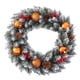 thumbnail image 4 of Corona navideña Corona navideña artificial Corona para puerta de entrada Bayas rojas Navidad Bronce, 4 of 9