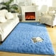 thumbnail image 4 of Alfombra LOCHAS ultrasuave y esponjosa para sala de estar, 160 x 230 cm, azul, 4 of 7