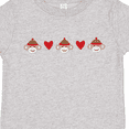 thumbnail image 4 of Inktastic Sock Monkey Heart Border Boys or Girls Toddler T-Shirt, 4 of 5