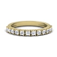 thumbnail image 2 of Dazzlingrock Collection 0.40 Carat (ctw) 14K Round Diamond Anniversary Wedding Ring Stackable Band, Yellow Gold, Size 9, 2 of 4