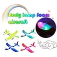 thumbnail image 4 of LED Light Airplane, Throwing Foam Plane, 4 Light Mode, Flying Toy for Kids, Outdoor Sport Game Toys, Dark Green, 4 of 8