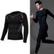 thumbnail image 5 of Sudadera de entrenamiento para hombre, camisa de manga larga ajustada de secado rápido, ropa deportiva para correr al aire libre y Fitness, 5 of 8