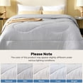 thumbnail image 6 of BEDLORE Comforters Twin Size Duvet Insert, All Season Down Alternative Twin Comforter, Ultra-Soft Quilted Bed Comforter with Corner Tabs, Machine Washable, Grey 88×68 Inches, 6 of 9