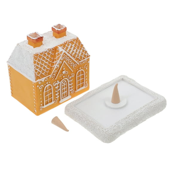 WORGEOUS  Decorations Essential Oil Diffuser Gingerbread House Candle Holder