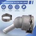 thumbnail image 4 of For 3 Series F35 B48 5 Series G38 330 530 535 Turbocharger Water Pipe Joint Aluminum Alloy, 4 of 5
