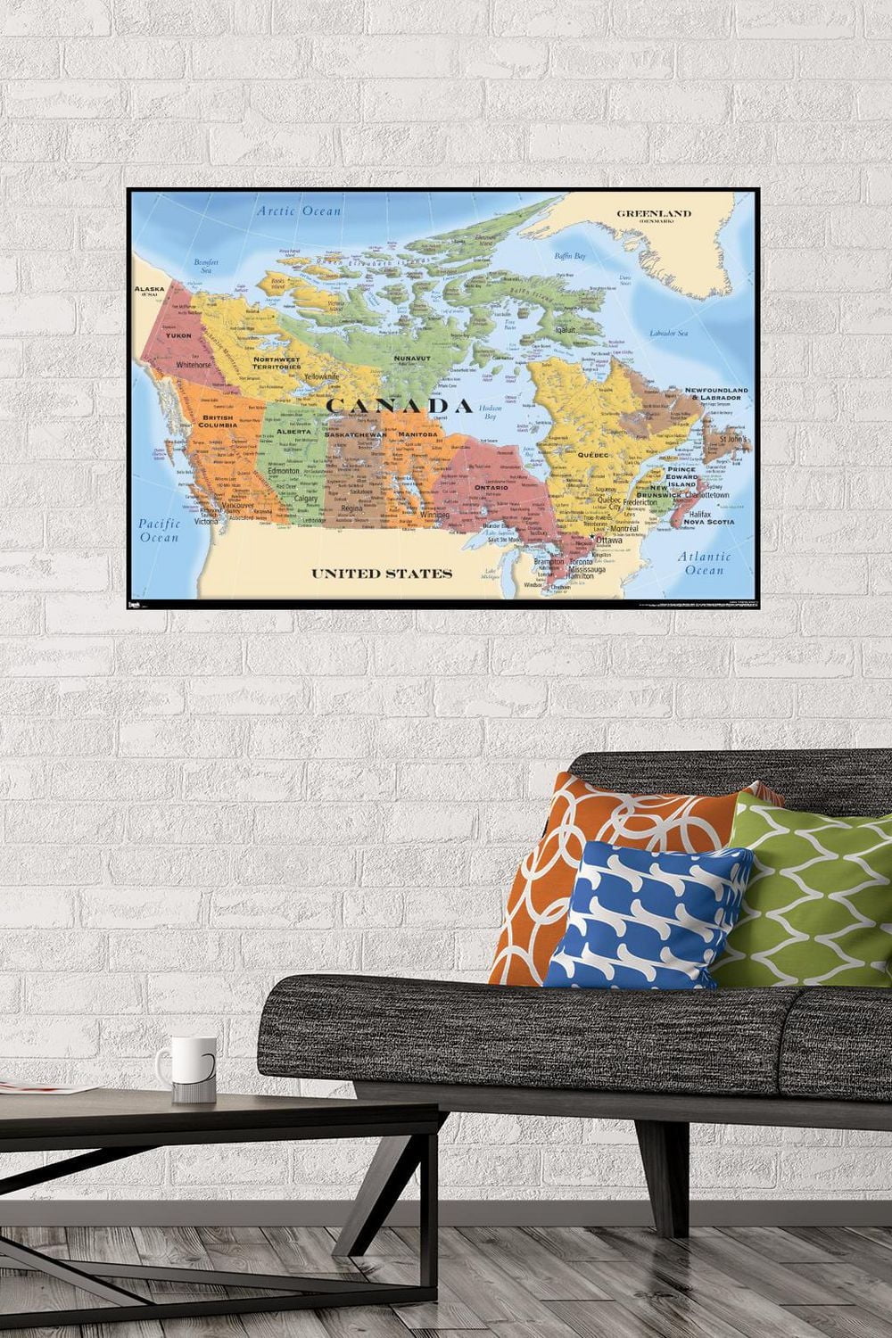 Map - Canada Wall Poster