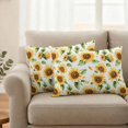 thumbnail image 2 of Yellow Sunflower Outdoor Waterproof Pillow Covers, Country Petals Floral Summer Spring Decorative Rectangle Throw Pillowcase Sofa Cushion Sham for Patio/Couch/Chair, 20"x12" 2 Pack, 2 of 8